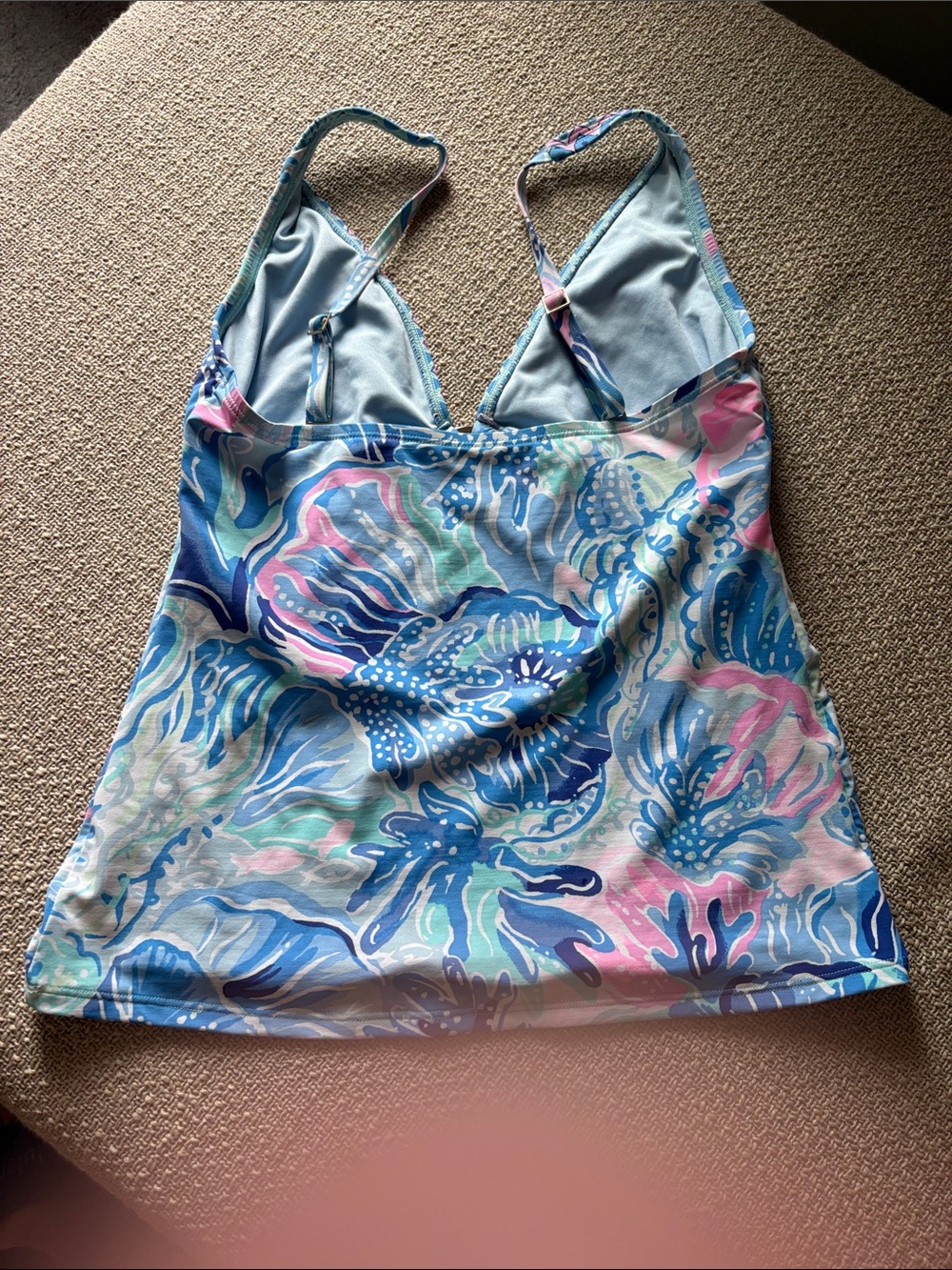 Lilly Pulitzer Swim Top Size 8 - Picture 3 of 3